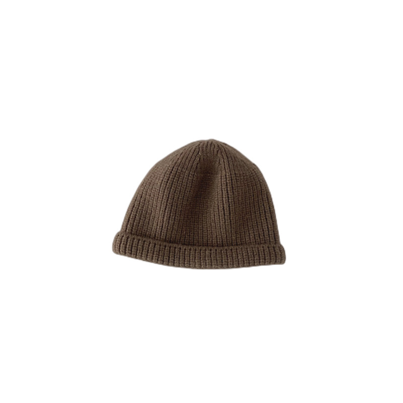 Mens  Hats | Black Plain Knitted Fisherman Beanie Accessories Hats