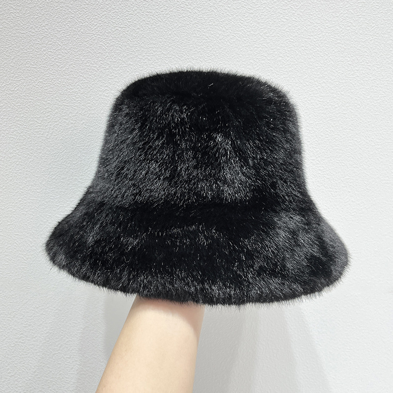 Womens  Hats | Black Eyelash Knit Bucket Hat Accessories Hats