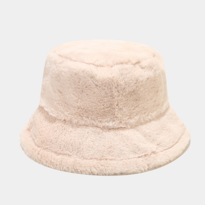 Womens  Hats | Mink Faux Fur Bucket Hat Accessories Hats